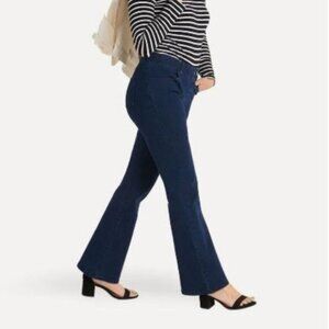 BetaBrand | Mid Rise Boot Cut 4-Pocket Yoga Denim Dark Indigo Blue